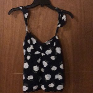 Abercrombie ruffle cami top